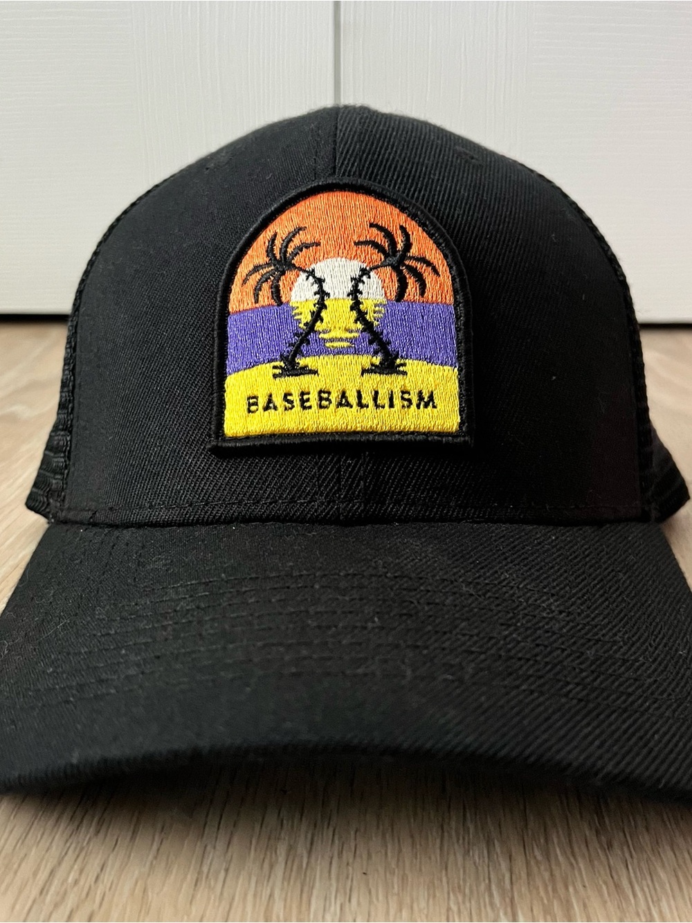 Baseballism Sunset Trucker Hat